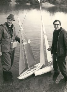 Bob Jefferies and David Waugh in 1974