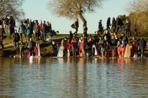 Boxing Day 2016 – Monday 26th Dec. – pond in use.