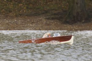 Classic Wooden Speedboat