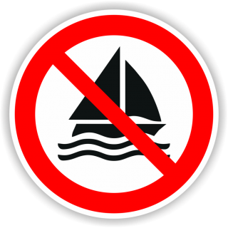 no sailing