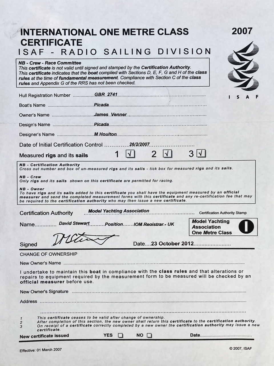 IOM GBR 2741 – SRCMYC/SRCMBC